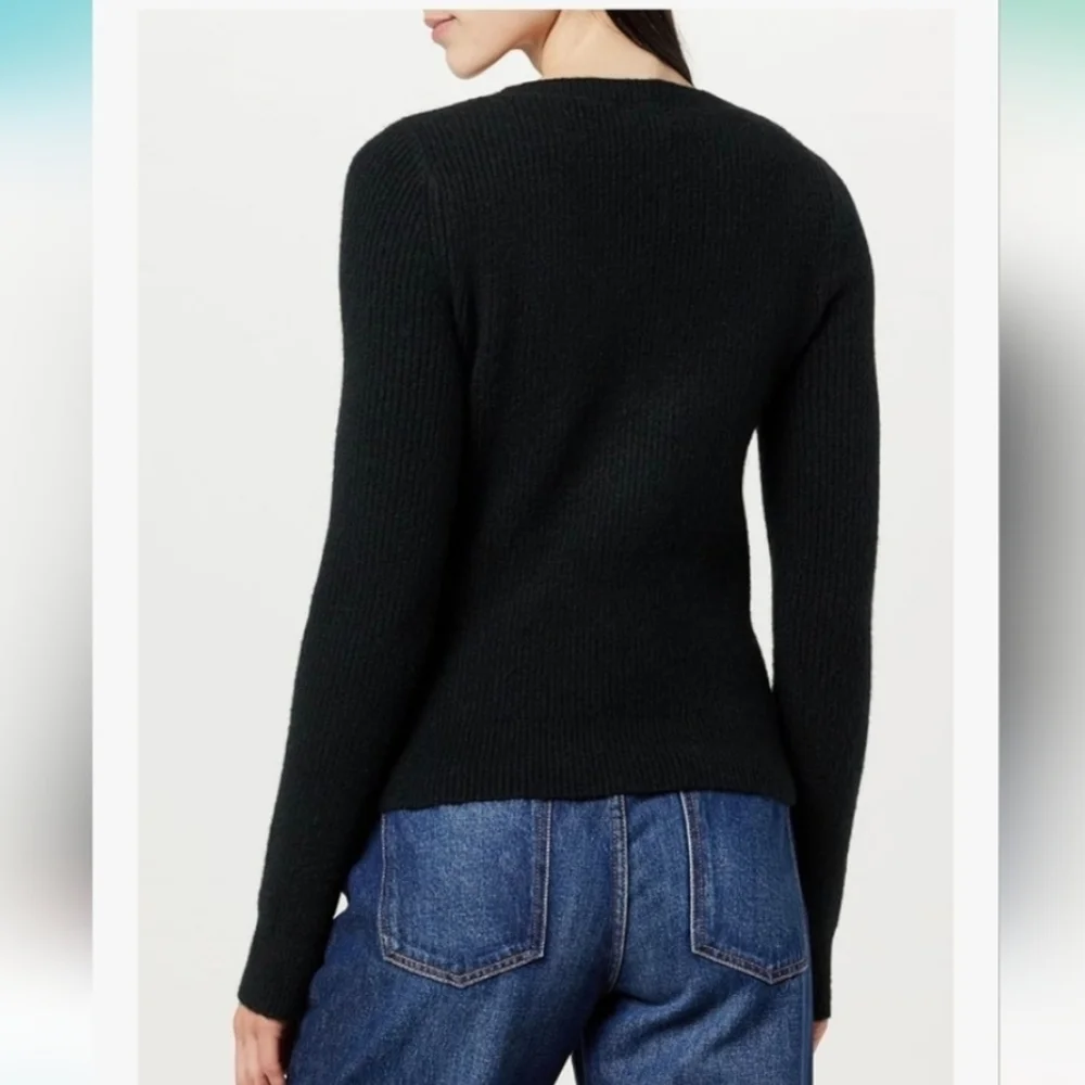 NWT The Drop Women's Preston Ribbed Sweetheart Sweater 3X - Picture 3 of 7